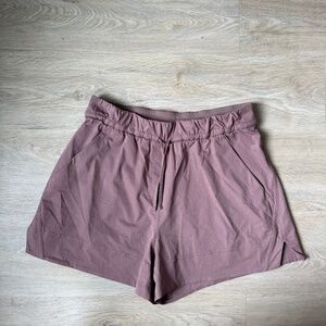 Lululemon Cinchable Waist High Rise Woven Short 3.5" Medium Twilight Rose
